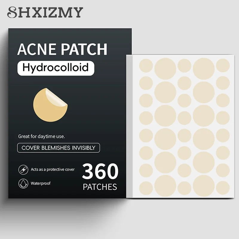 Invisible Hydrocolloid Acne Pimple Patches | Blemish Cover Stickers (360/720 PCS)