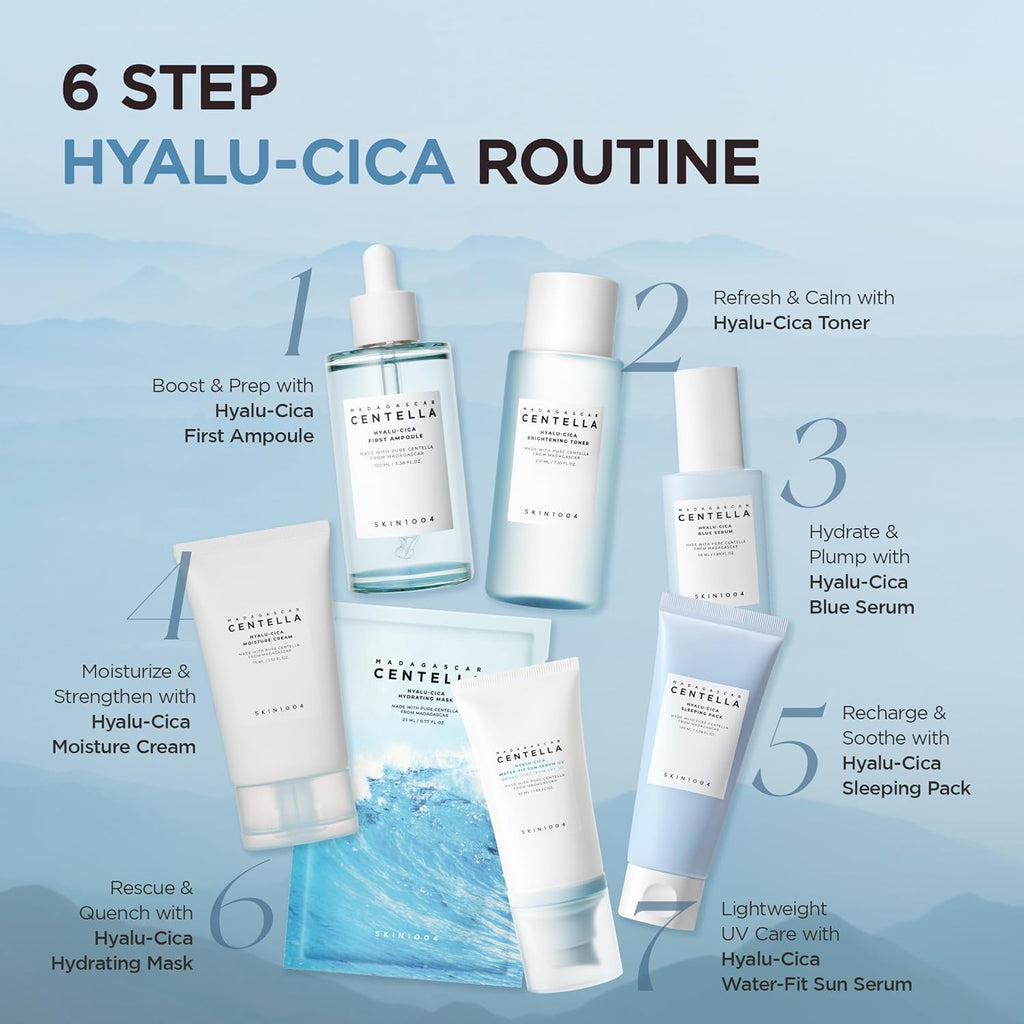 SKIN1004 Hyalu-Cica Water-Fit Sun Serum SPF 50+ PA++++ – Hydrating Korean Sunscreen (50ml / 1.69 fl oz)
