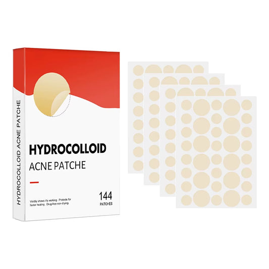 Hydrocolloid Acne Pimple Patches – 144 PCS