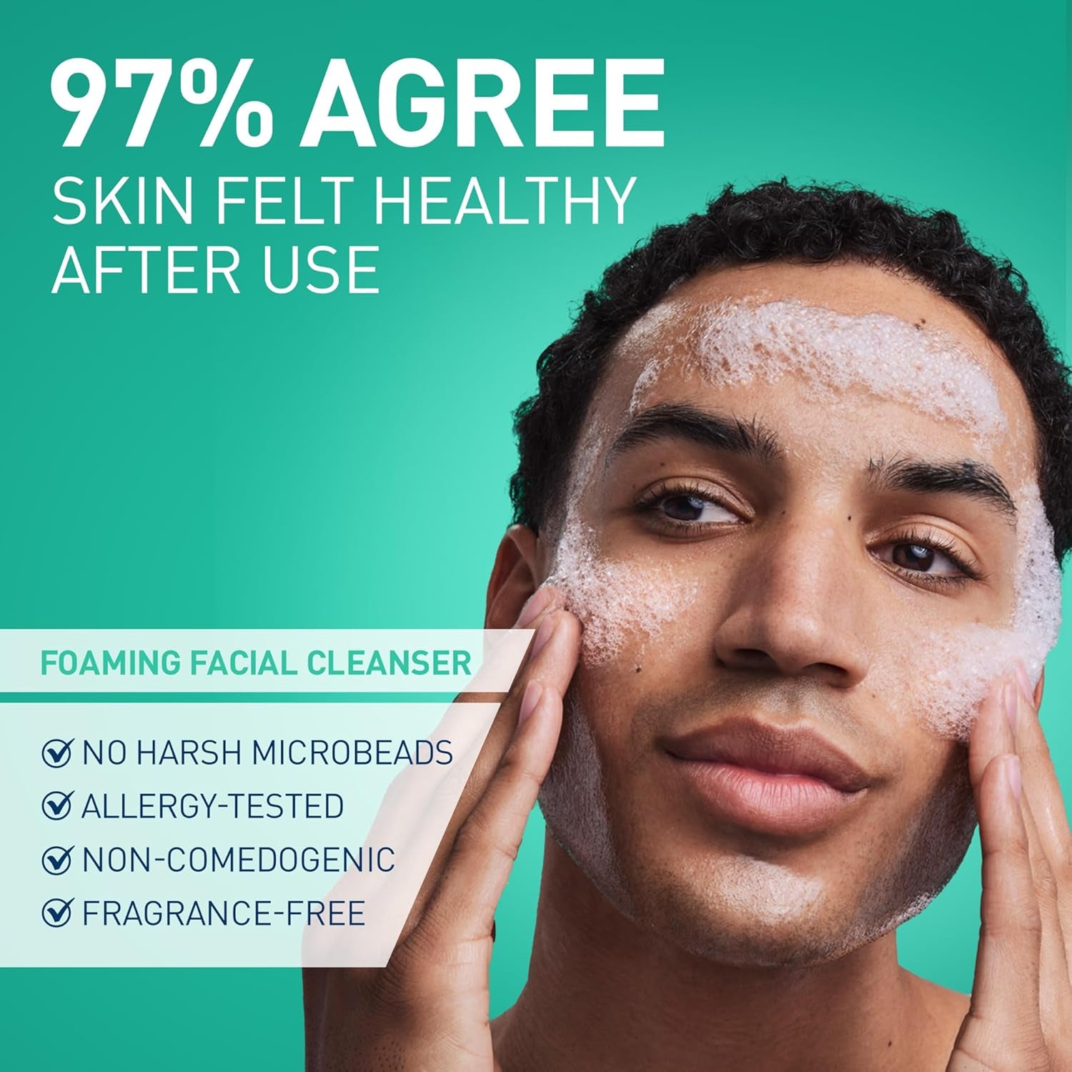 Hydrating Foaming Facial Cleanser – Oil Control Face Wash with Hyaluronic Acid, Ceramides & Niacinamide