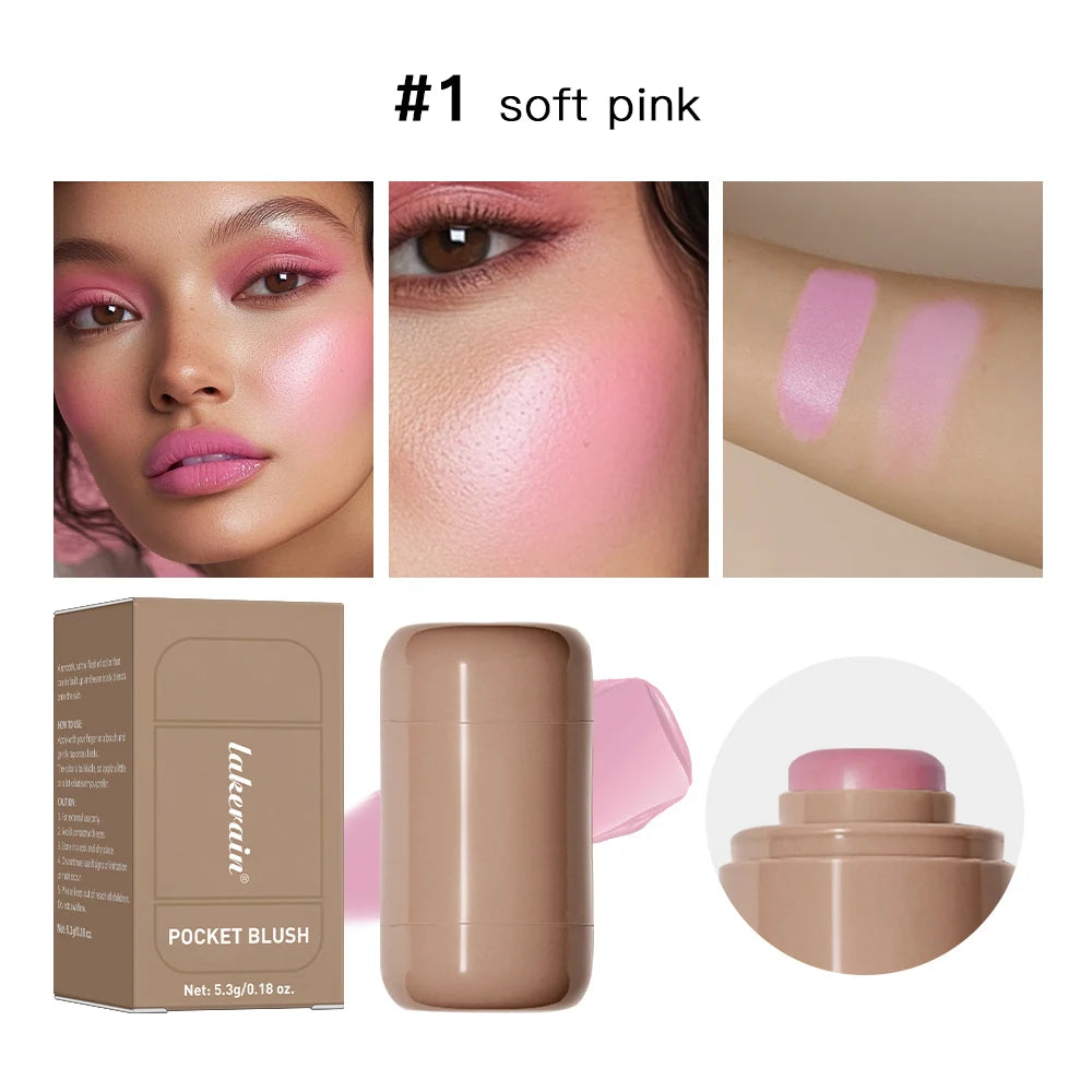 3-in-1 Blush Stick – Cream Lip, Cheek & Eye Tint | Long-Lasting Hydrating Makeup