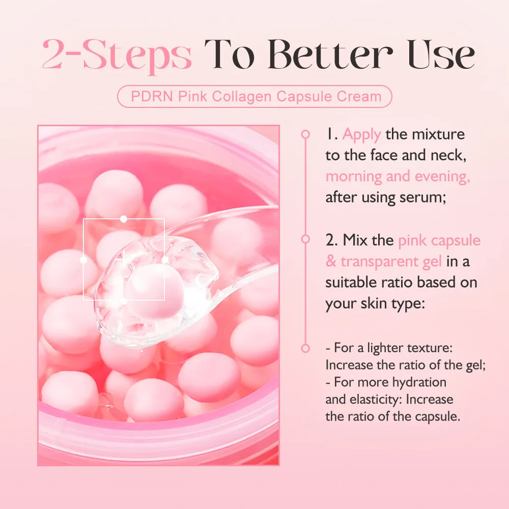 KOEC PDRN Pink Collagen Capsule Cream 50g – Hydrating, Firming & Anti-Wrinkle Face Moisturizer