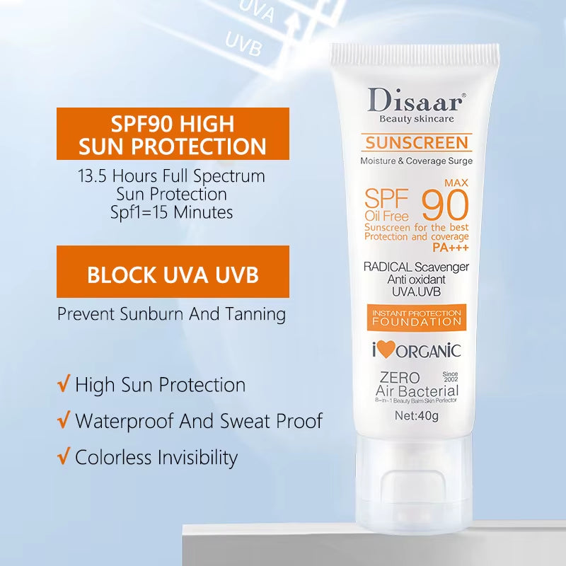SPF 90+ Waterproof Face & Body Sunscreen