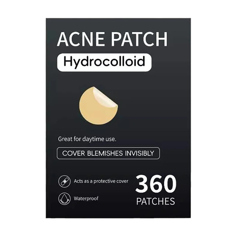 Invisible Hydrocolloid Acne Pimple Patches | Blemish Cover Stickers (360/720 PCS)