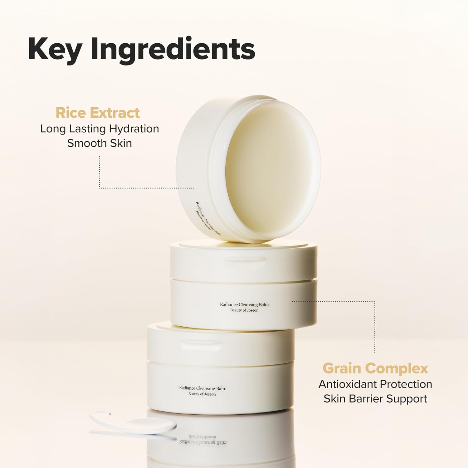 Radiance Cleansing Balm Makeup, Sunscreen, Pore Cleanser for Sensitive Acne Skin. Korean Skincare for Men and Women 100Ml, 3.38 Fl.Oz