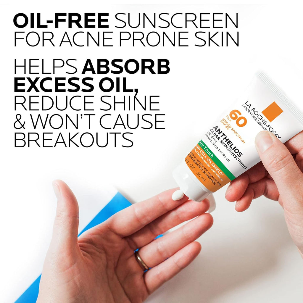 Anthelios Clear Skin Sunscreen SPF 60 – Oil-Free UV Protection