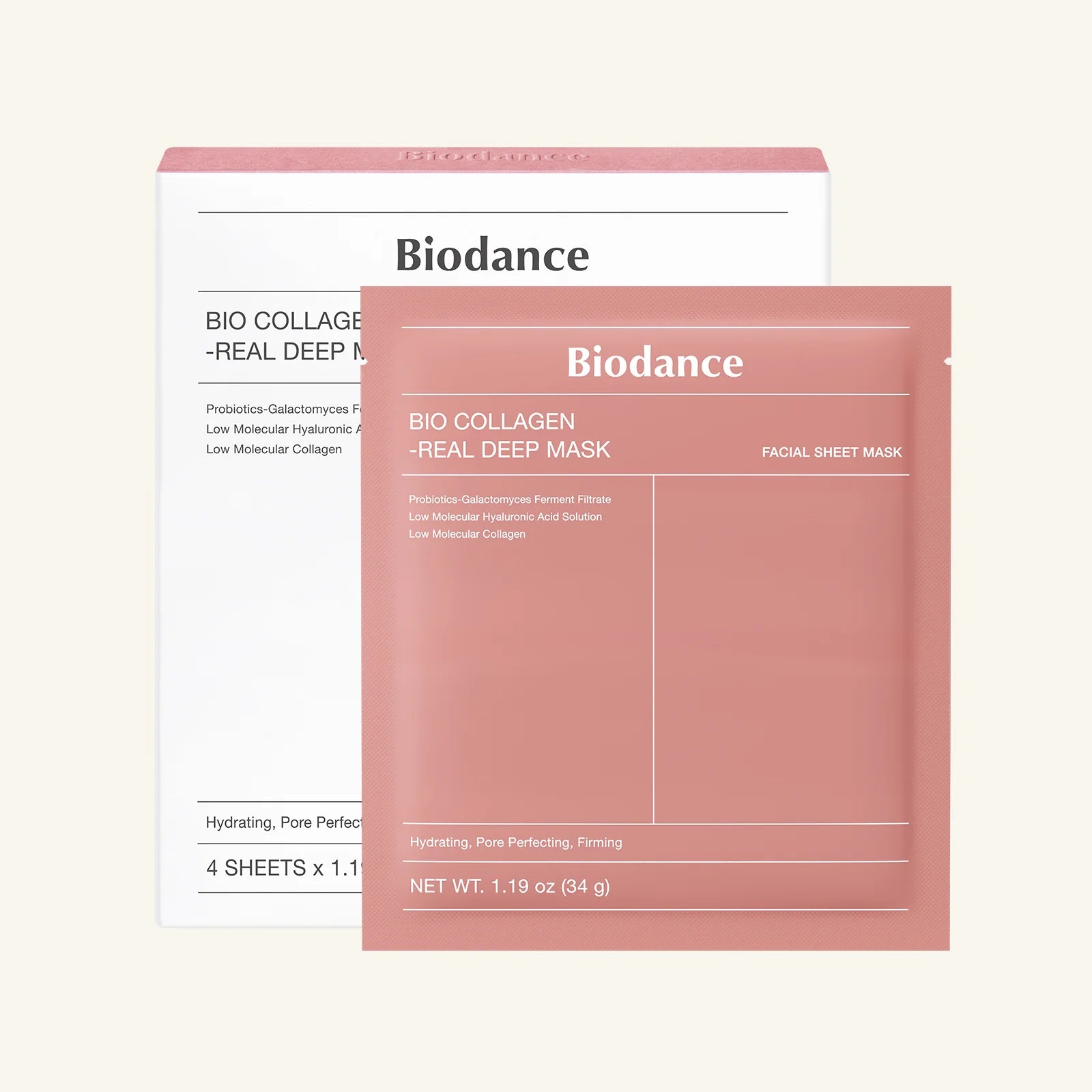 Bio Collagen Real Deep Mask – Hydrating & Firming Korean Collagen Face Sheet Mask