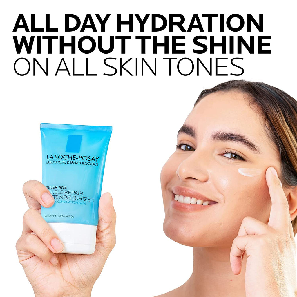 La Roche-Posay Toleriane Double Repair Matte Face Moisturizer SPF 30 | Oil-Free Daily Face Moisturizer with Ceramide & Niacinamide for Oily Skin