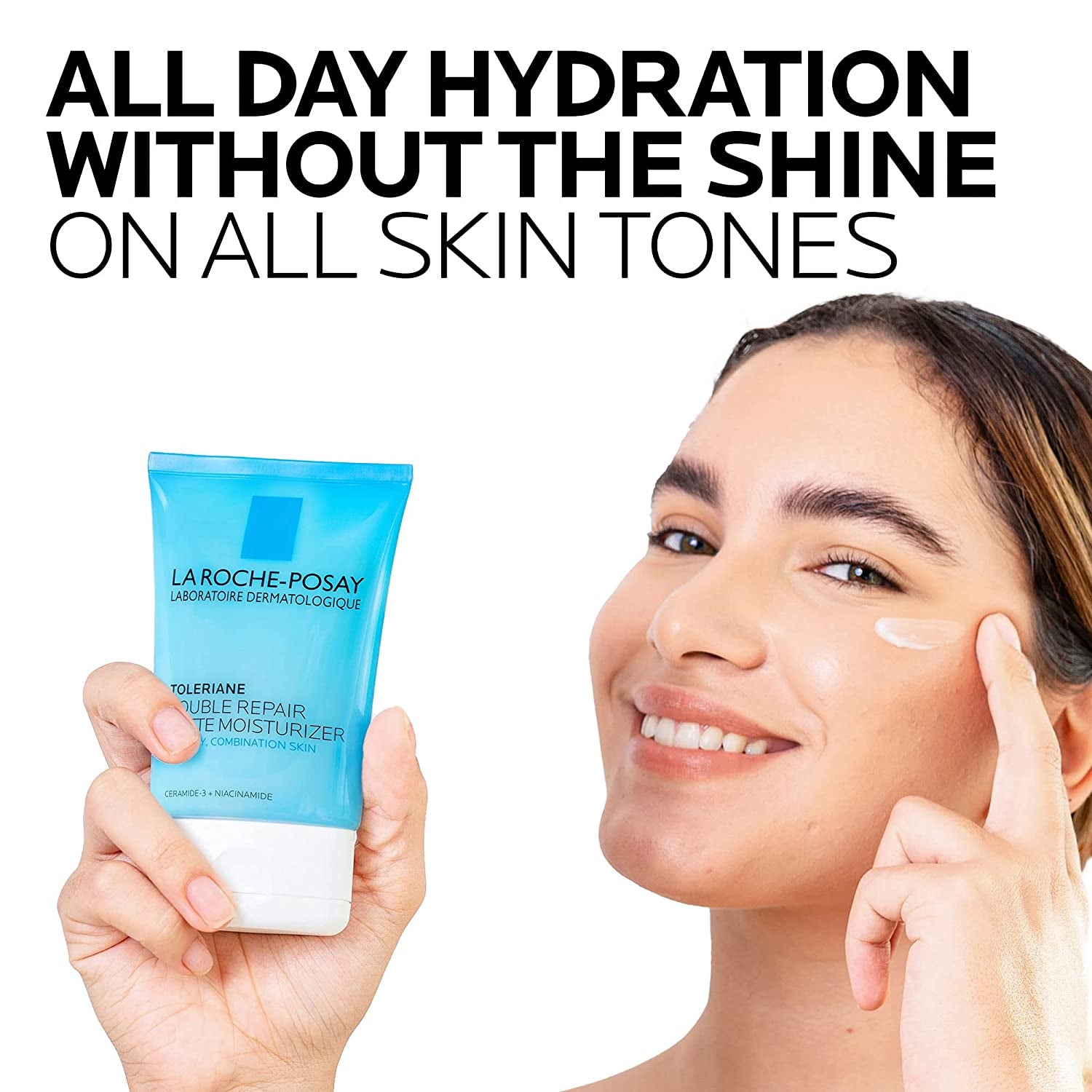 La Roche-Posay Toleriane Double Repair Matte Face Moisturizer SPF 30 | Oil-Free Daily Face Moisturizer with Ceramide & Niacinamide for Oily Skin