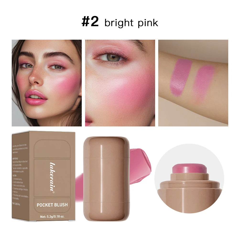 3-in-1 Blush Stick – Cream Lip, Cheek & Eye Tint | Long-Lasting Hydrating Makeup