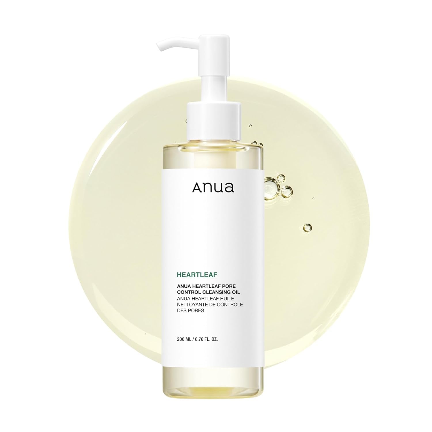 Heartleaf Pore Control Cleansing Oil – Gentle Makeup Remover & Deep Pore Cleanser (6.76 fl oz)