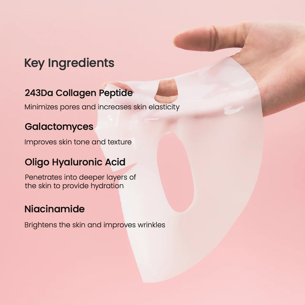 Bio Collagen Real Deep Mask – Hydrating & Firming Korean Collagen Face Sheet Mask
