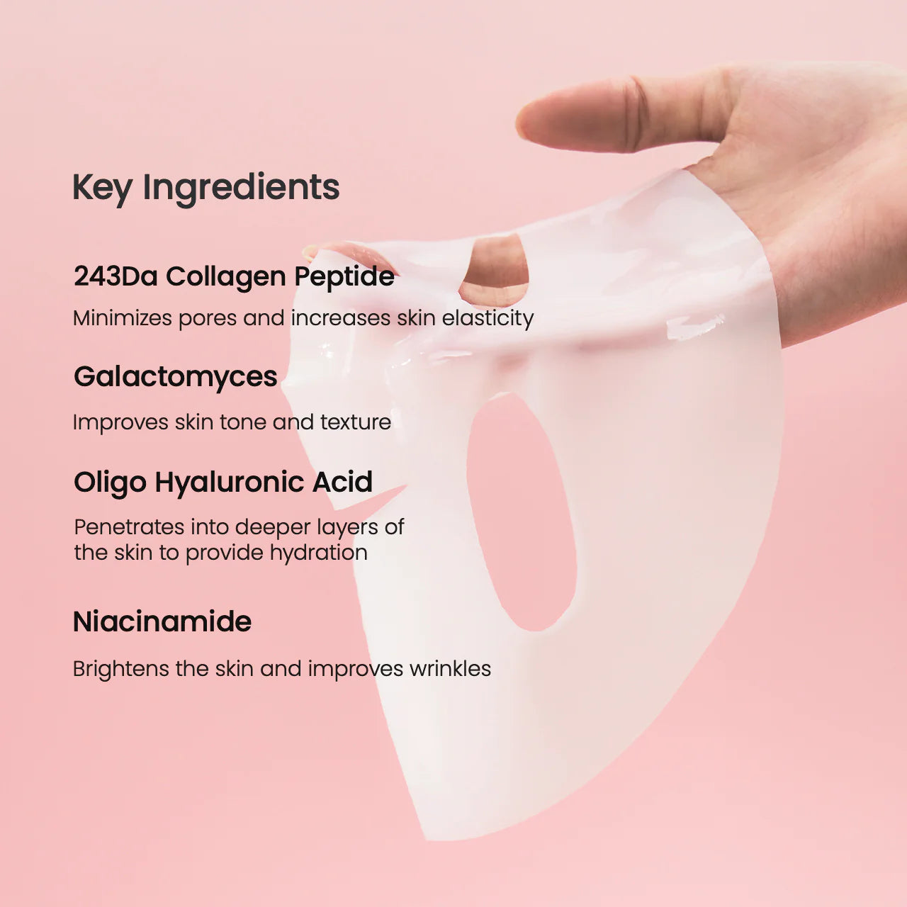 Bio Collagen Real Deep Mask – Hydrating & Firming Korean Collagen Face Sheet Mask
