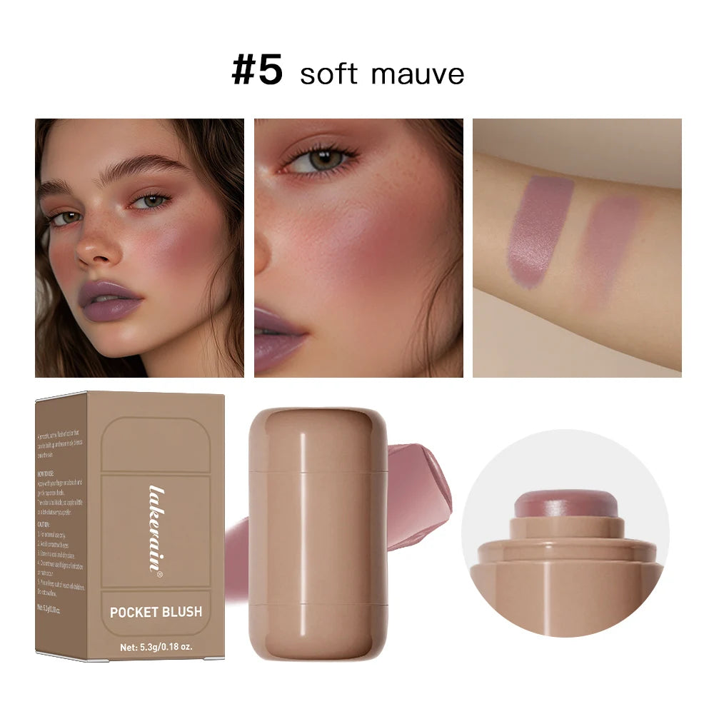 3-in-1 Blush Stick – Cream Lip, Cheek & Eye Tint | Long-Lasting Hydrating Makeup