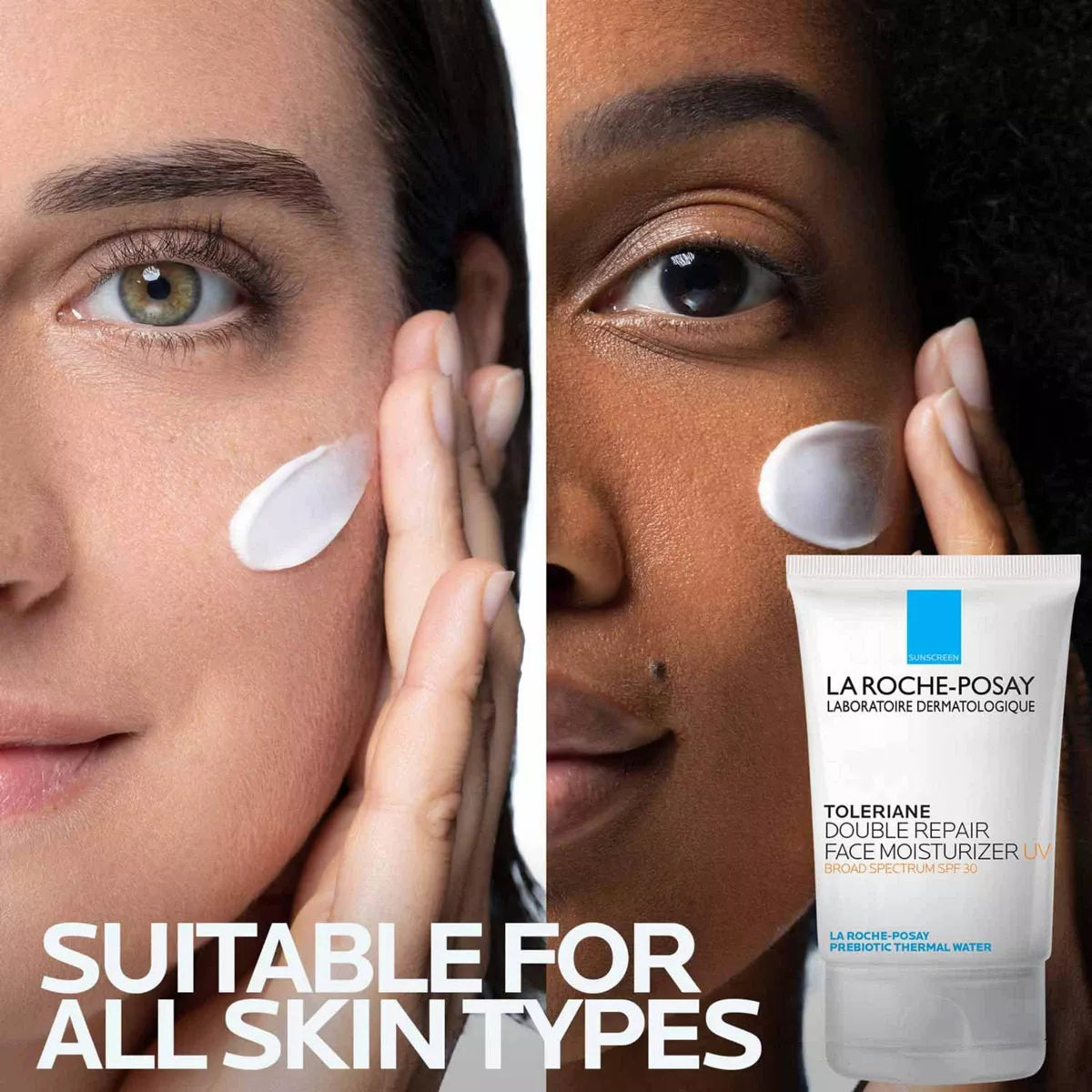 La Roche-Posay Toleriane Face Moisturizer SPF 30 | Ceramide & Niacinamide | Lightweight Daily Sunscreen