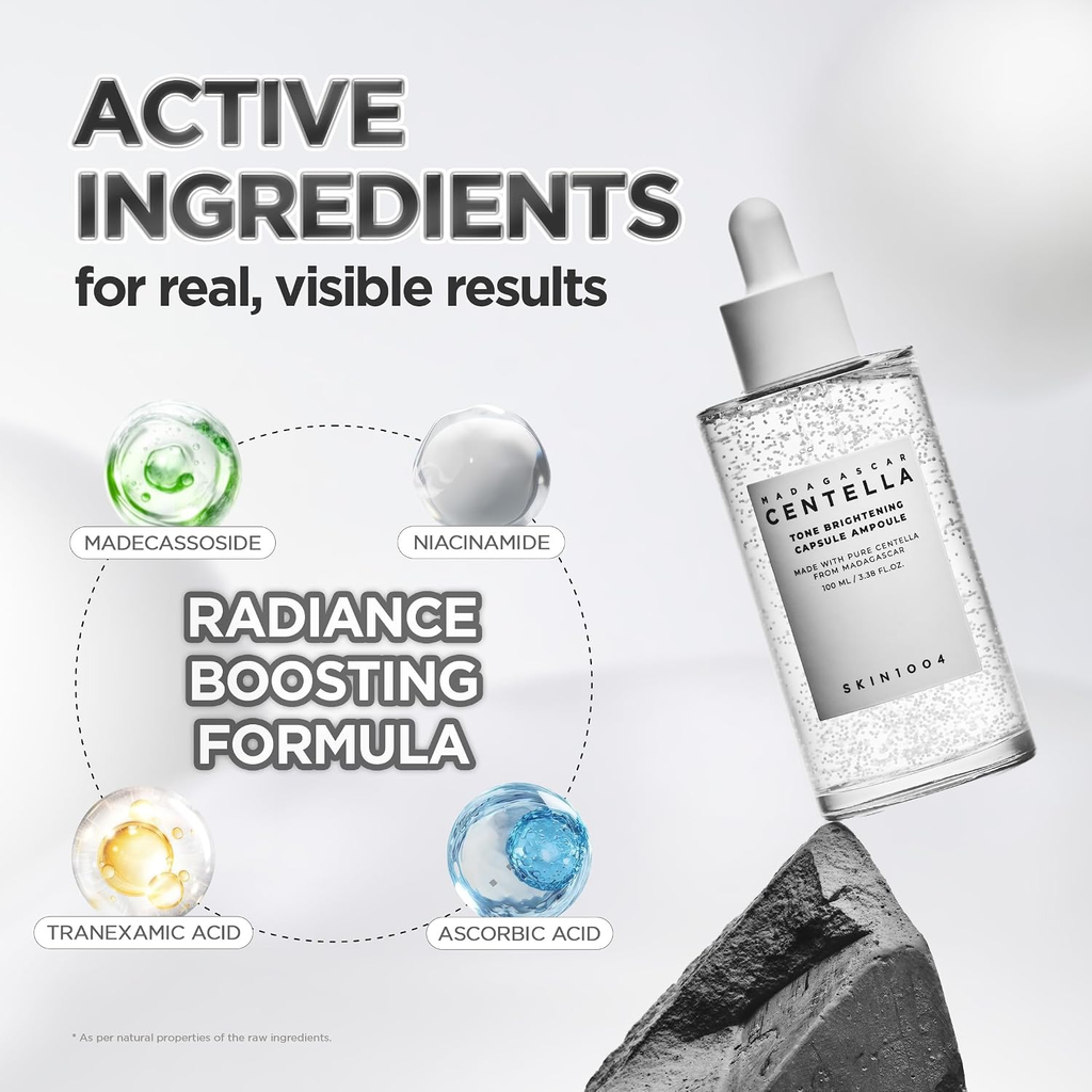 Tone Balancing Capsule Ampoule – Niacinamide & Centella Brightening Face Serum with Tranexamic Acid (50ml / 1.69 fl oz)