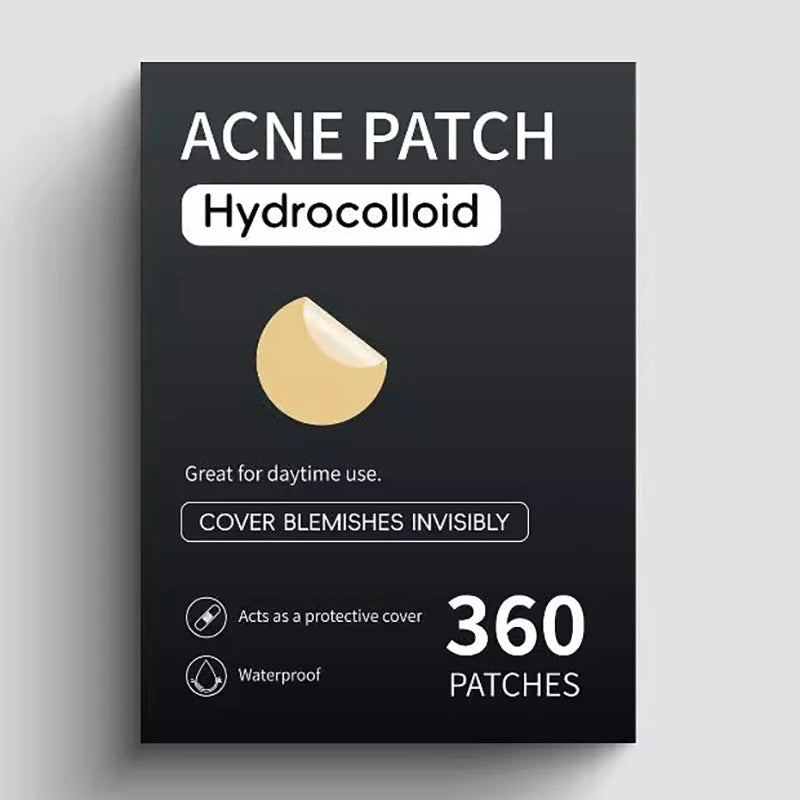 Invisible Hydrocolloid Acne Pimple Patches | Blemish Cover Stickers (360/720 PCS)