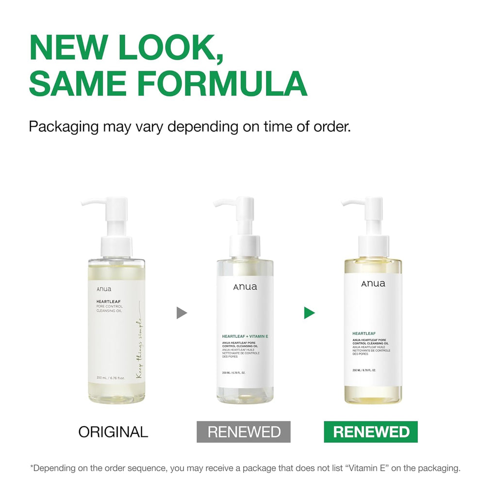 Heartleaf Pore Control Cleansing Oil – Gentle Makeup Remover & Deep Pore Cleanser (6.76 fl oz)