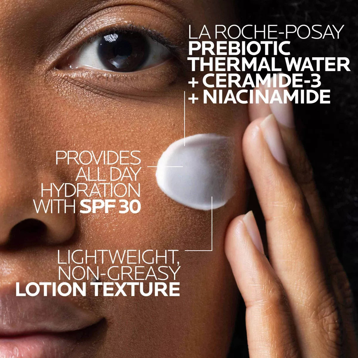 La Roche-Posay Toleriane Face Moisturizer SPF 30 | Ceramide & Niacinamide | Lightweight Daily Sunscreen