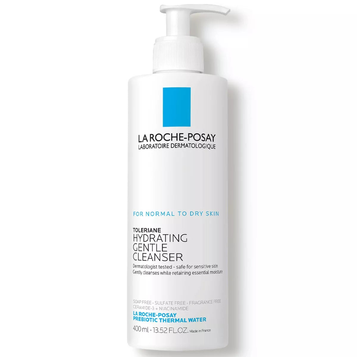 La Roche-Posay Toleriane Hydrating Facial Cleanser | Gentle Daily Face Wash for Normal to Dry & Sensitive Skin