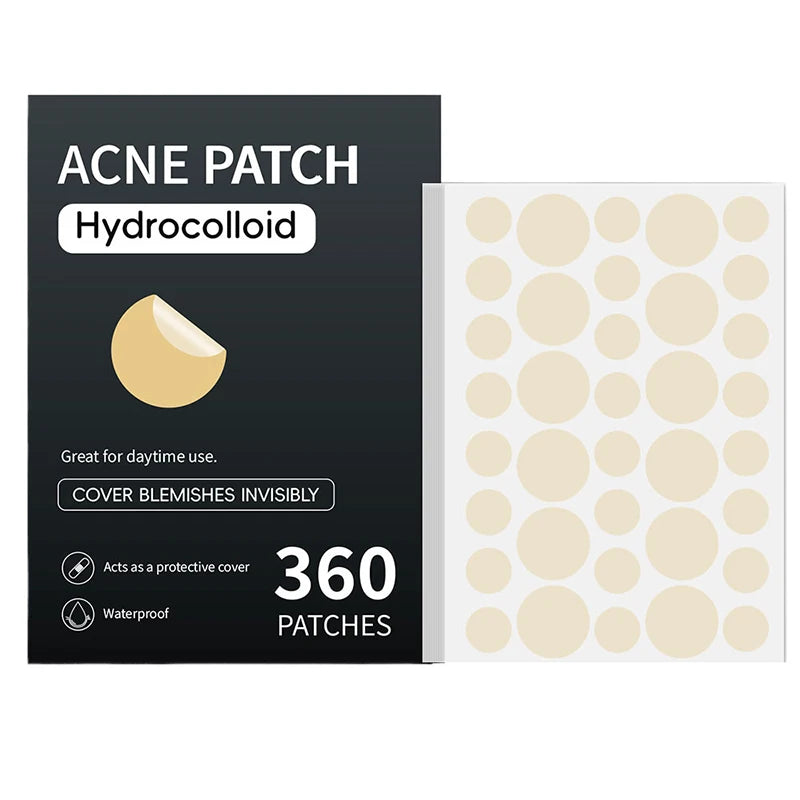 Invisible Hydrocolloid Acne Pimple Patches | Blemish Cover Stickers (360/720 PCS)