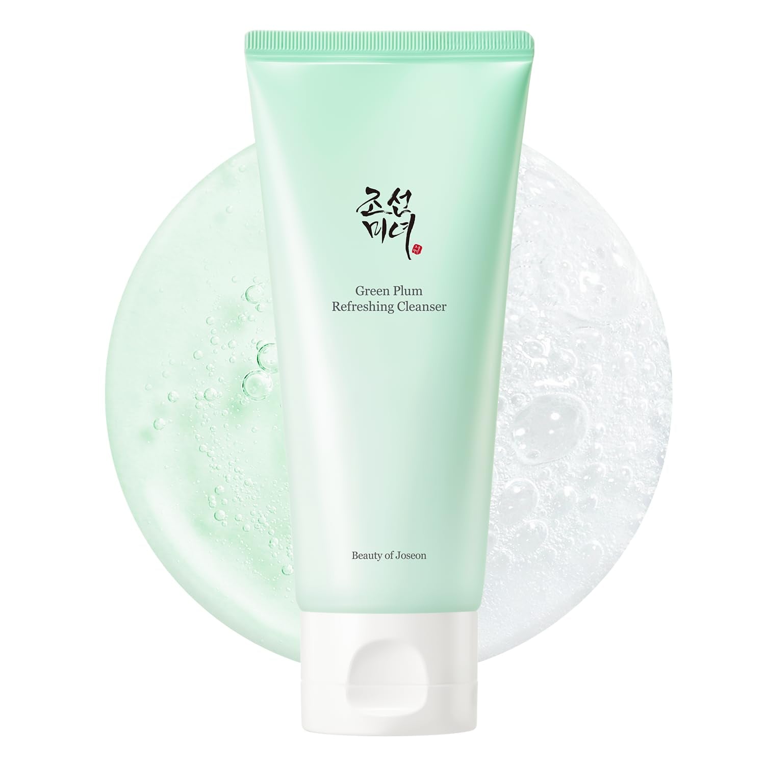 Green Plum Refreshing Cleanser Gel Type Deep Pore Cleansing, Face Cleansers for All Skin Types, Korean Skincare 100Ml, 3.38 Fl.Oz
