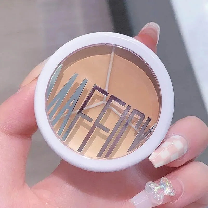 Professional 3-Color Concealer Palette – Full Coverage for Dark Circles, Blemishes & Face Makeup