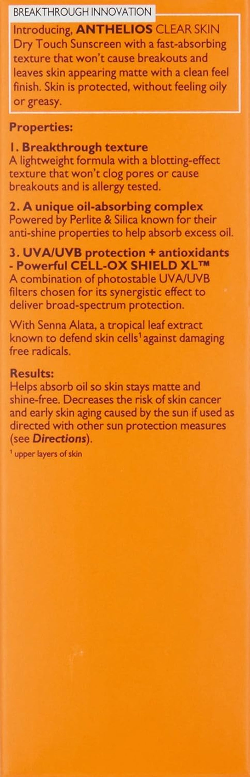 Anthelios Clear Skin Sunscreen SPF 60 – Oil-Free UV Protection