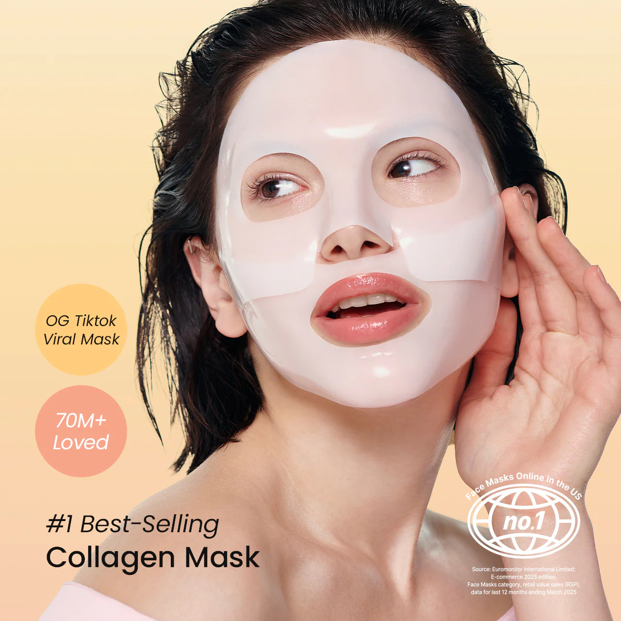 Bio Collagen Real Deep Mask – Hydrating & Firming Korean Collagen Face Sheet Mask