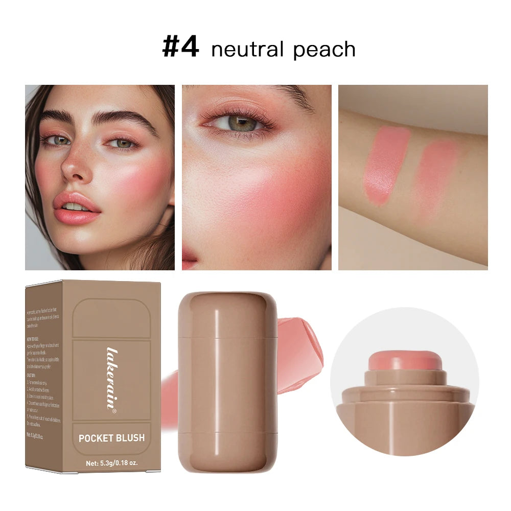 3-in-1 Blush Stick – Cream Lip, Cheek & Eye Tint | Long-Lasting Hydrating Makeup