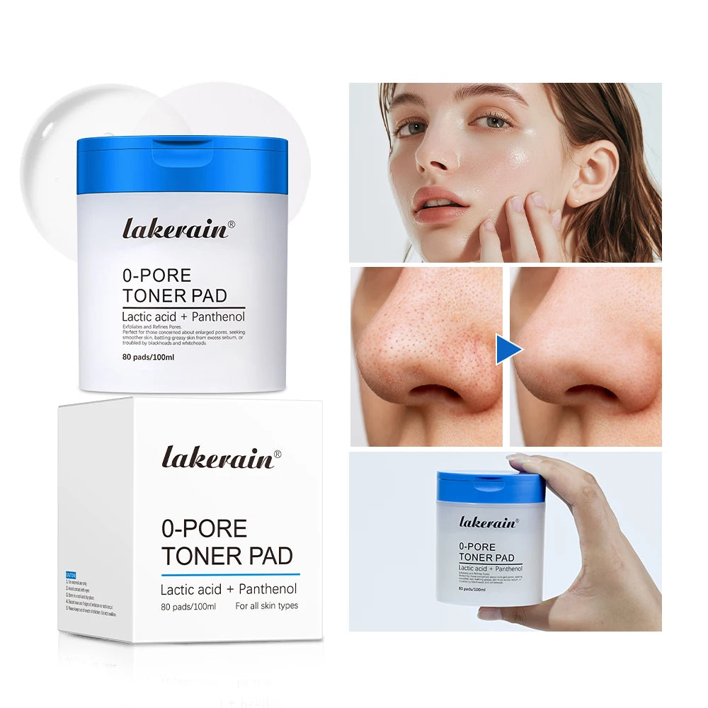 4.5% AHA + 0.45% BHA Pore Toner Pads | Dual-Textured Exfoliating Facial Pads for Clear & Smooth Skin