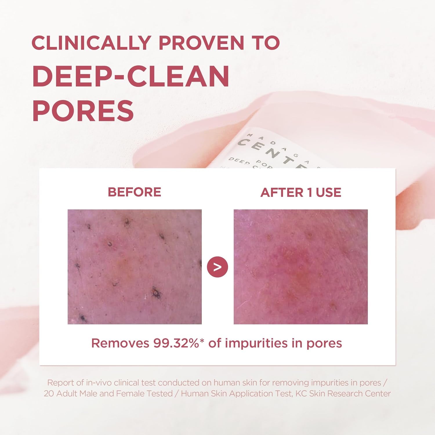 Hudson's Pick Poremizing Deep Cleansing Foam – Himalayan Pink Salt & Centella Face Cleanser (125ml / 4.23 fl oz)